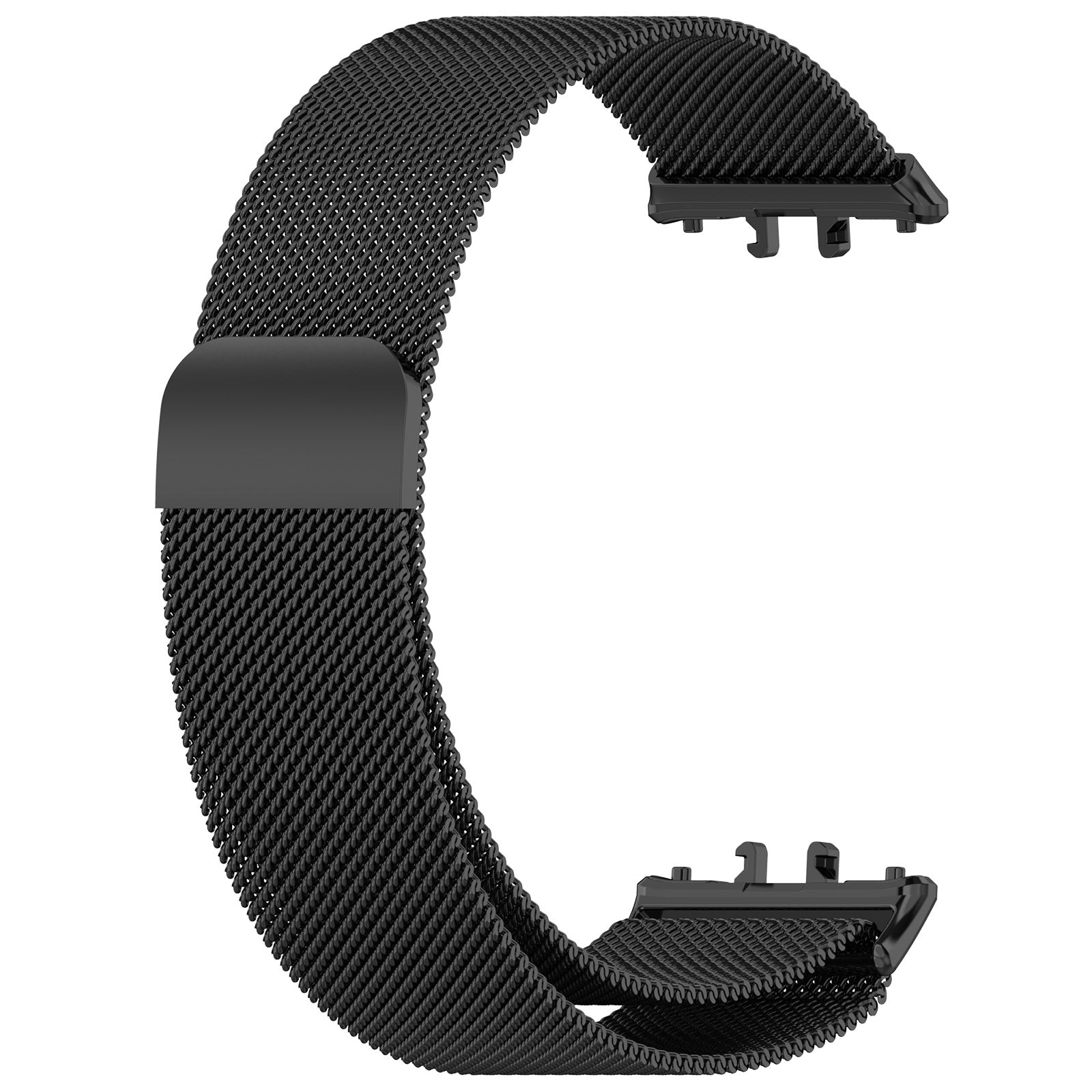 For Samsung Galaxy Fit3 SM-R390 Replacement Wrist Band Magnetic Milanese Watch Strap - Black For Samsung Galaxy Fit3 SM-R390 Replacement Wrist Band Magnetic Milanese Watch Strap - Black